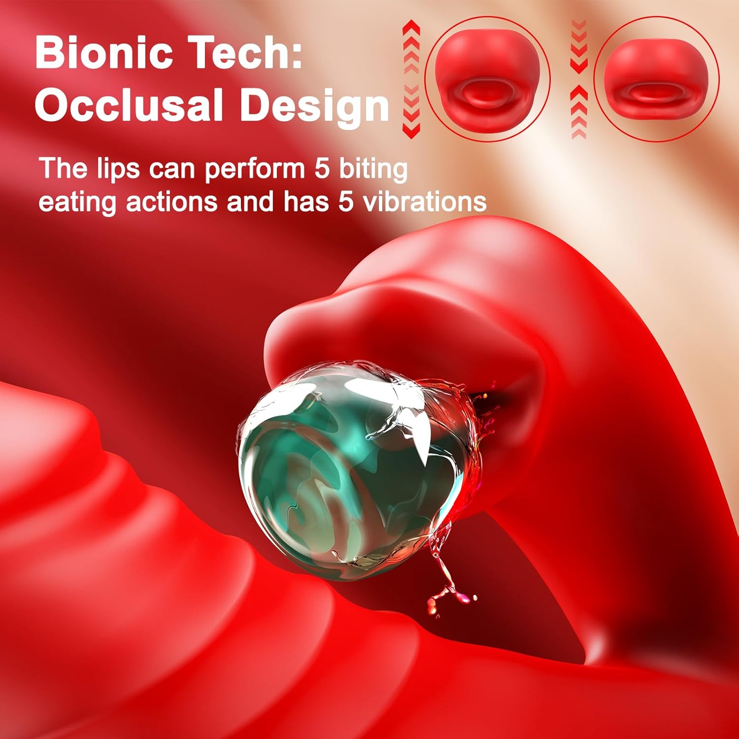 ThrustExplorer 4-in-1 Licking & Thrusting Vibrator for Women | Clitoral & G-Spot Stimulation