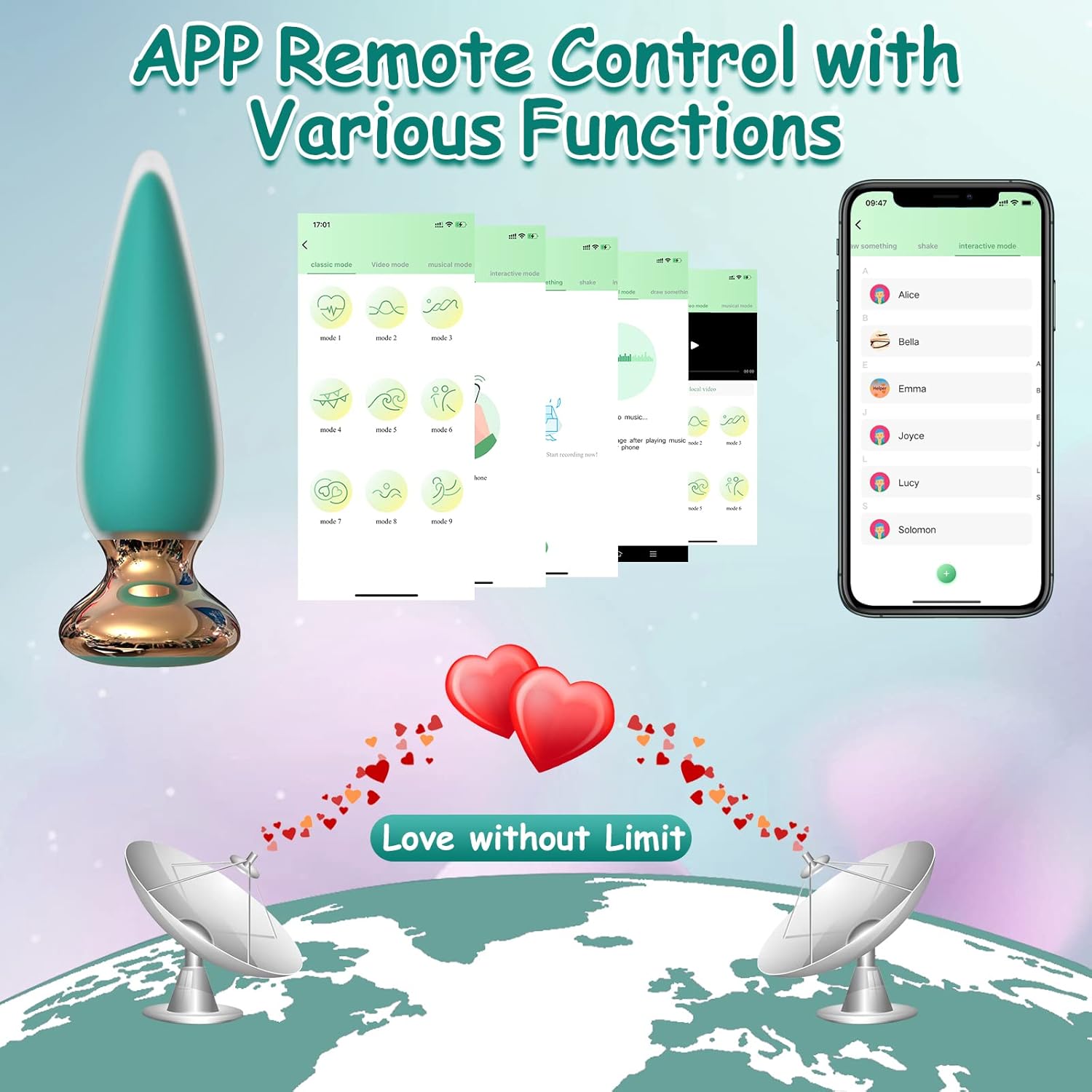 TenderRush Remote Control Anal Vibrator