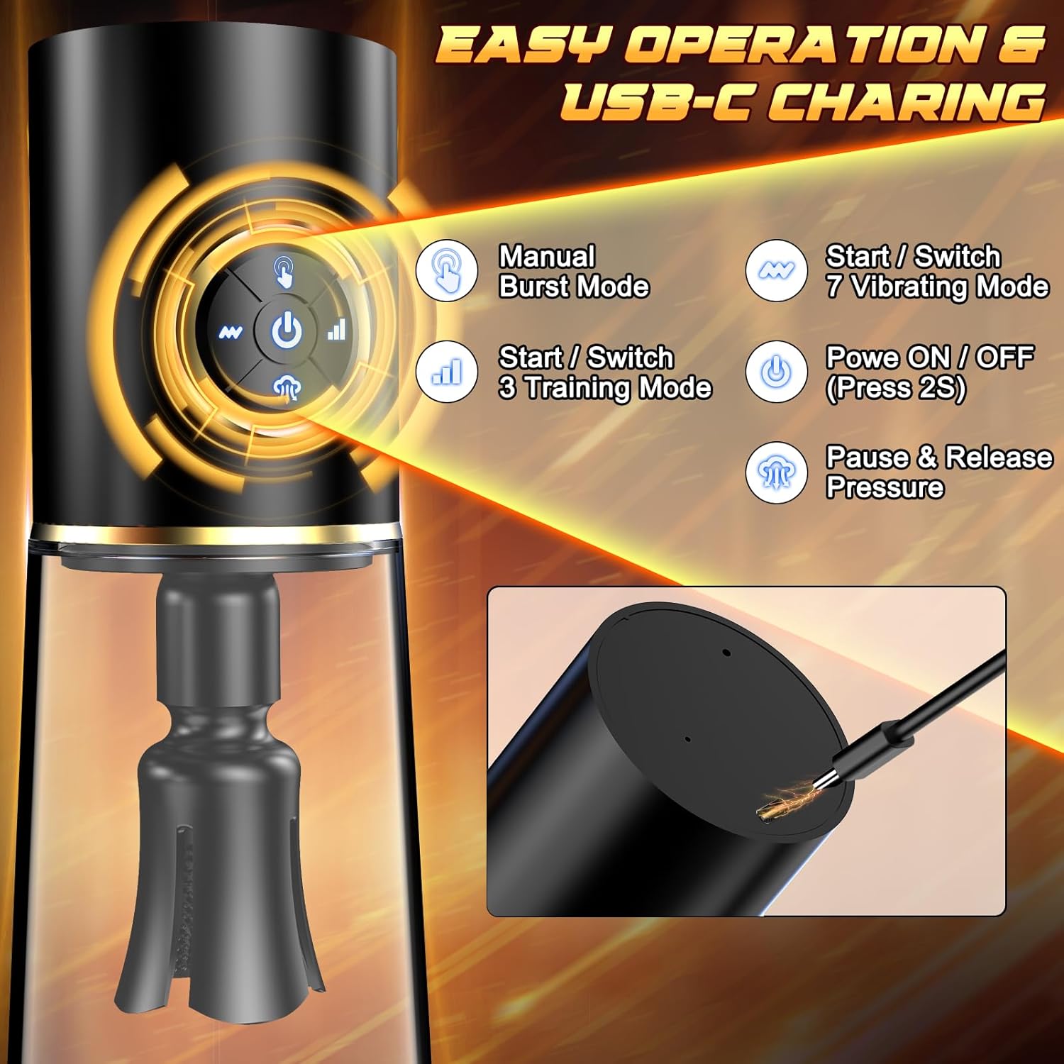 TriForce 3-in-1 Electric Penis Pump