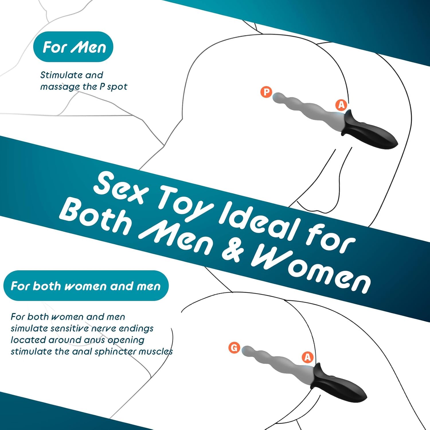 VibeBeads Pro Vibrating Anal Beads Wand