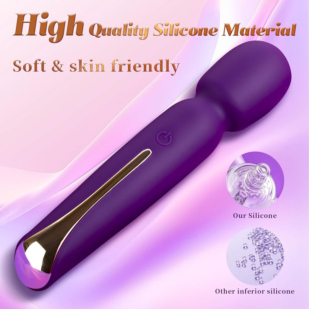 RadiantTide Clitoral Wand Vibrator Kit
