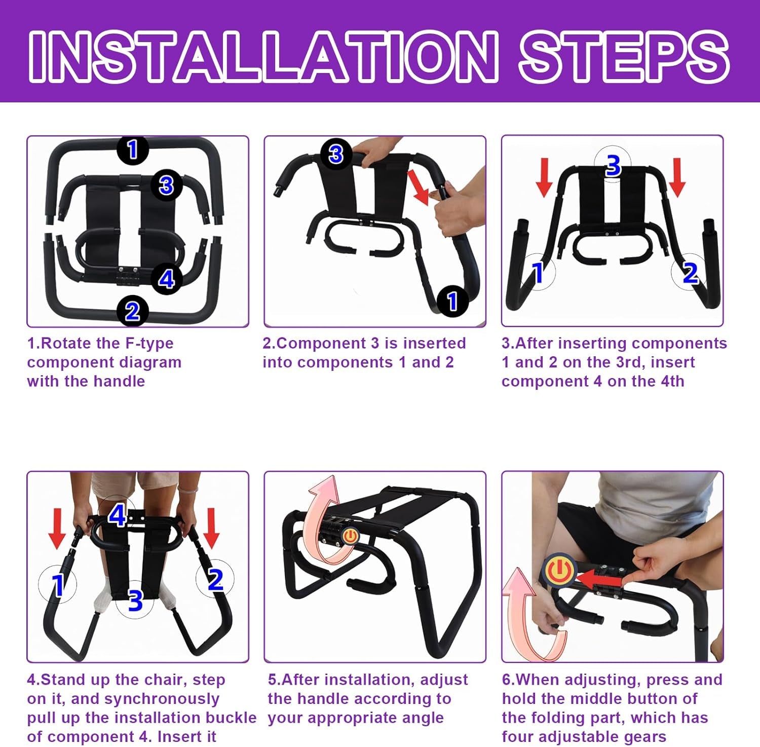 MotionCore Adjustable Bouncing Sex Chair 300LB