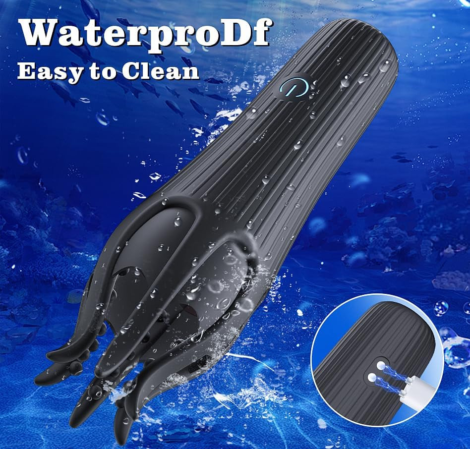 HexaTongue Tongue Vibrator Sleeve 10 Modes Trainer