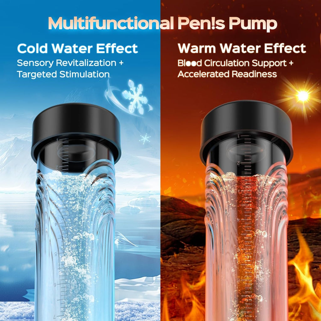 SpartaFlow Electric Penis Pump 3 Modes LED Display