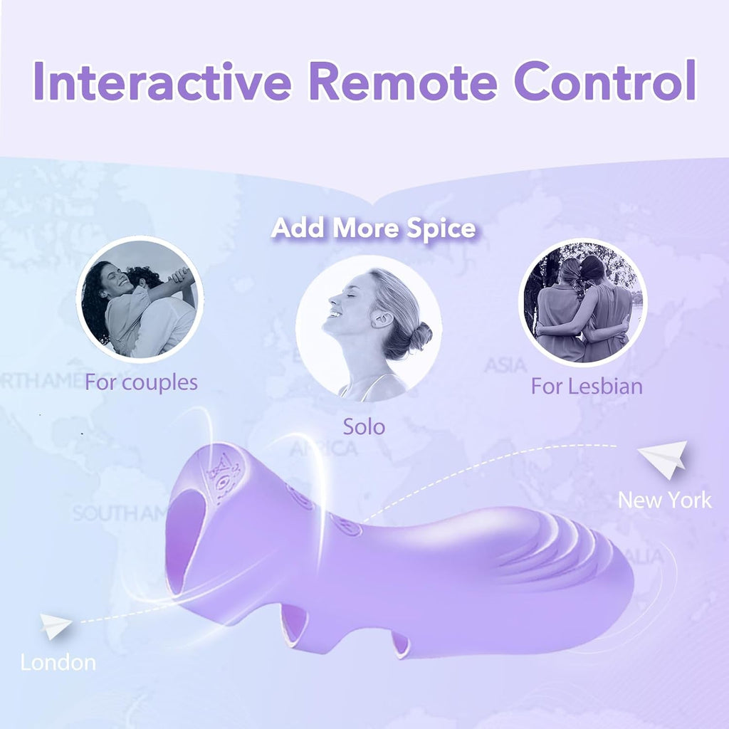 HeatTouch App-Control Finger Vibrator with Heat & 10 Modes
