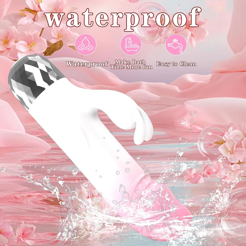 MiniVelour Mini Rabbit Vibrator 10 Modes Waterproof Silicone