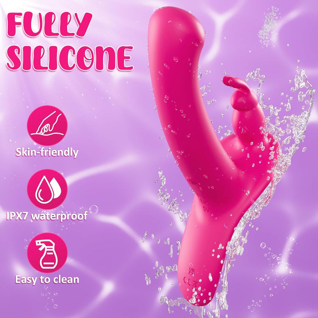 VibeSync Remote Control Strapless Rabbit Dildo