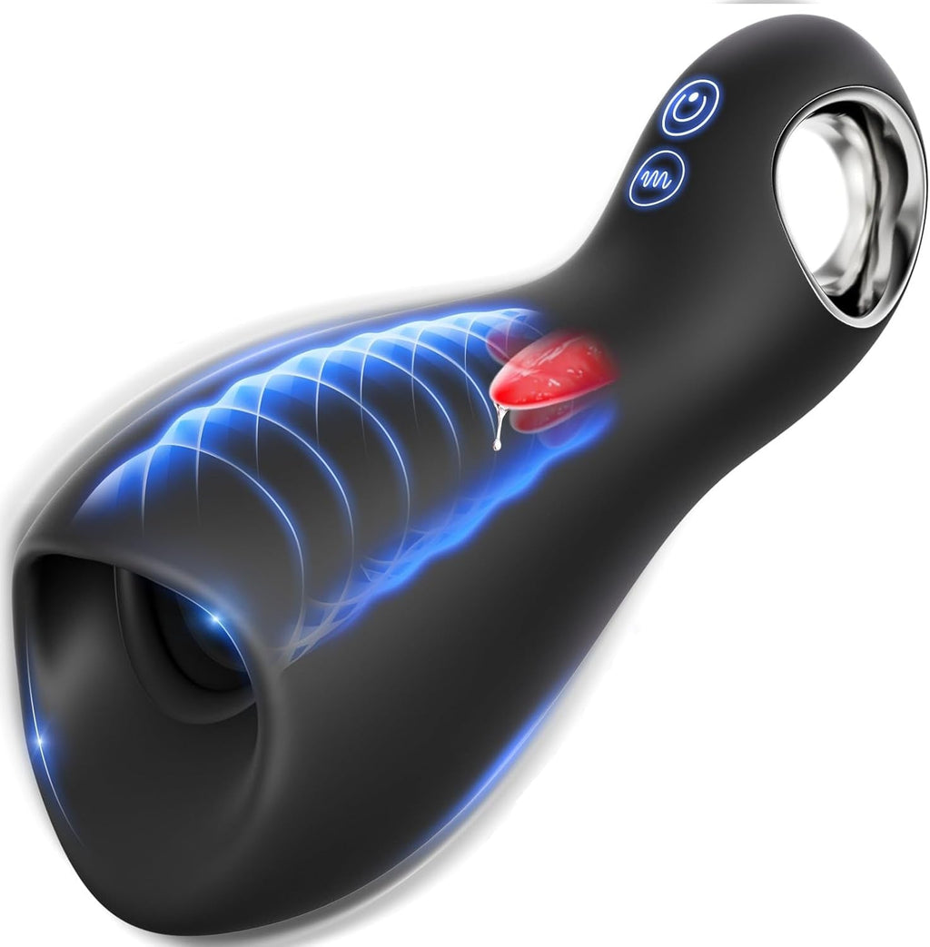 LickPulse Tongue Vibrator Male Masturbator 10 Modes