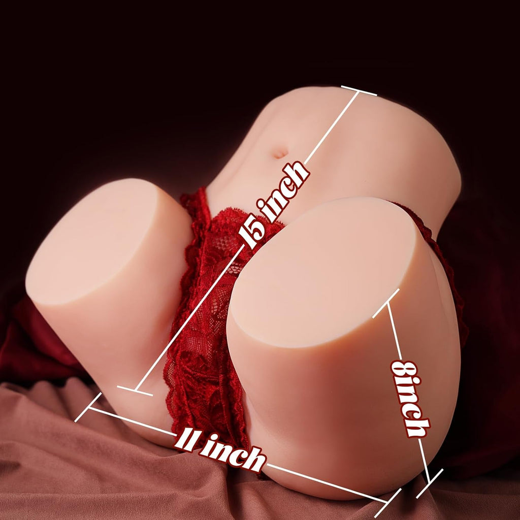 EliteCurves 22LB Dual Channel Torso Sex Doll Real Feel