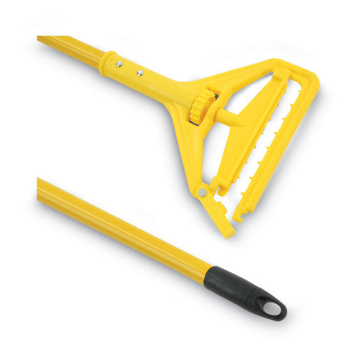 Boardwalk® Side-Latch Plastic Mop Head Handle, 60" Aluminum Handle (BWK620)