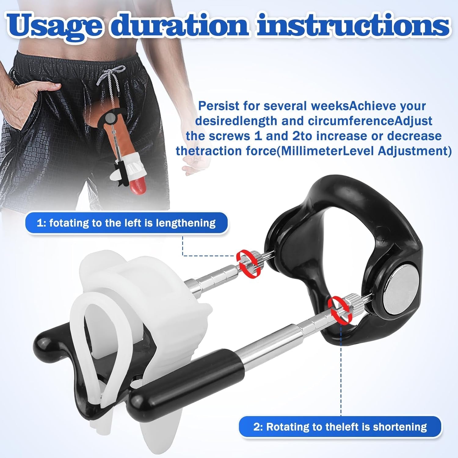 FlexionPro Penis Extender Adjustable Traction Device