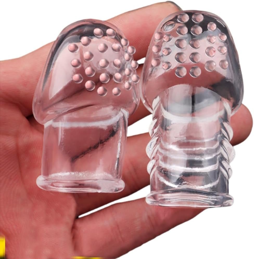 VelyonX Clear Penis Sleeve Set Textured Girth Enhancer