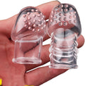 VelyonX Clear Penis Sleeve Set Textured Girth Enhancer
