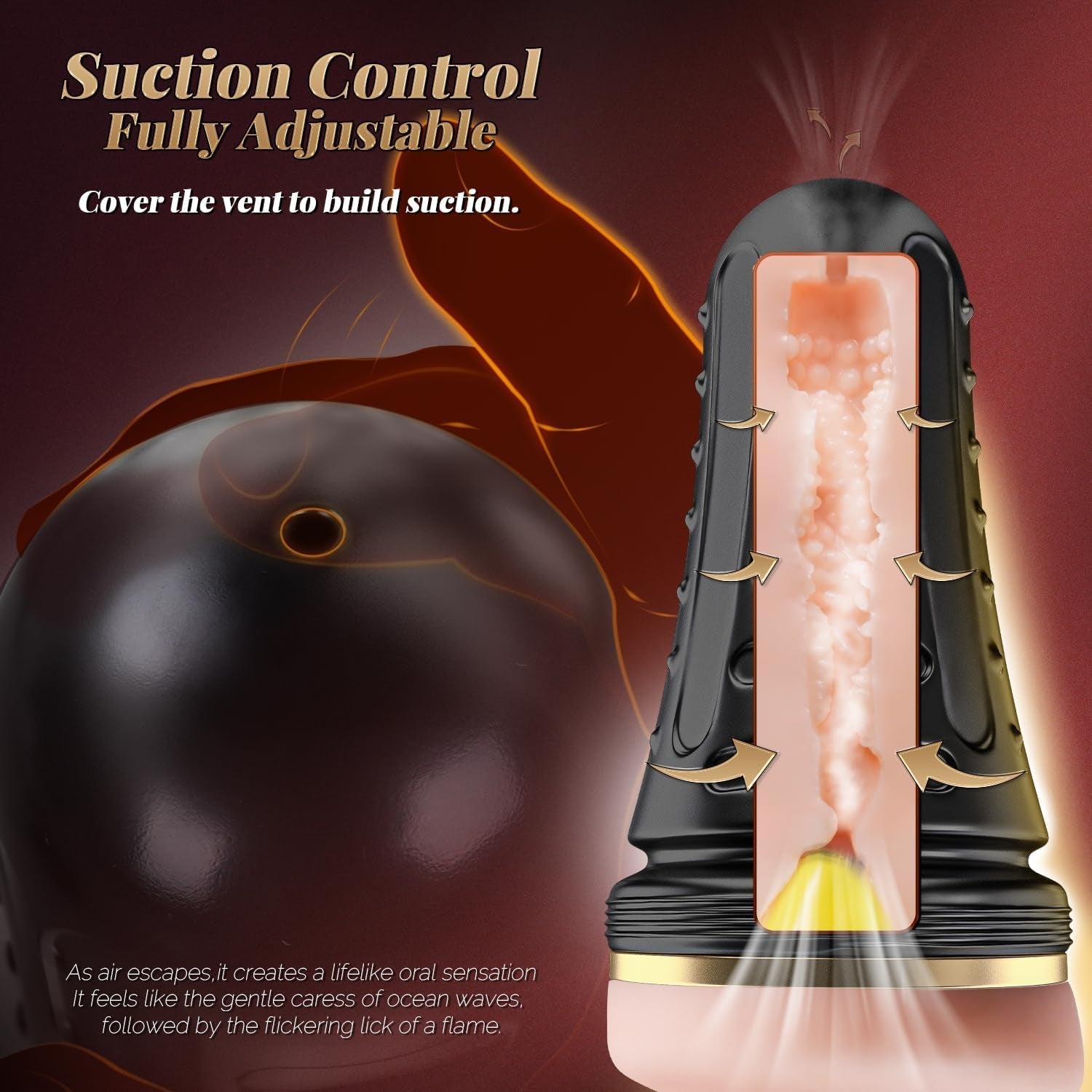 DeepThroat Pocket Pussy 7.5" Oral Stroker