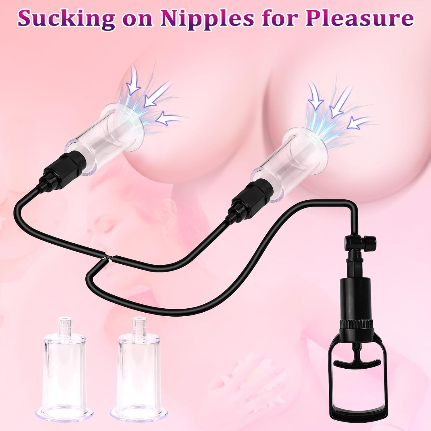SuctionBloom Pussy Pump & Nipple Suction Kit 4 Cups