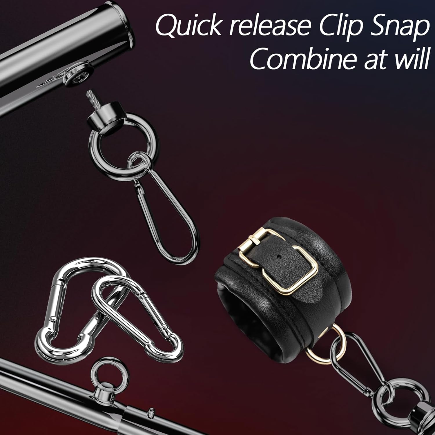 SteelEase Stainless Steel Spreader Bar BDSM Kit