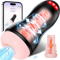 StormHeat APP Heating Male Masturbator Suction Pump 10 Vibration 9 Suction