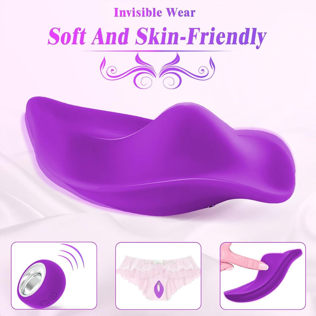 WhisperRose Wearable Panty Vibrator Remote 12 Modes