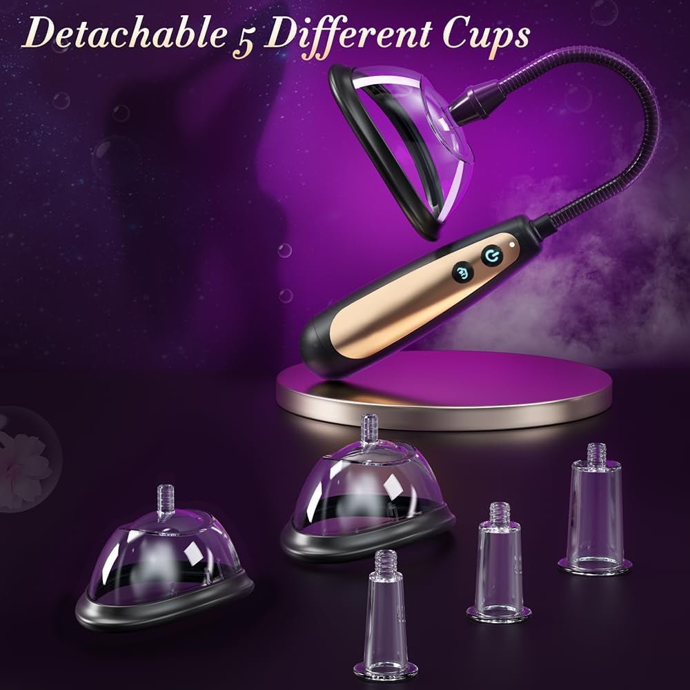 VirexaPro Electric Pussy Pump 5 Cups 2 Modes