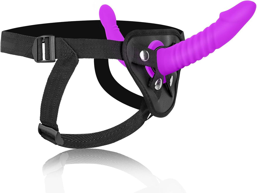 TwinCore Double Ended Strap-On Dildo Harness
