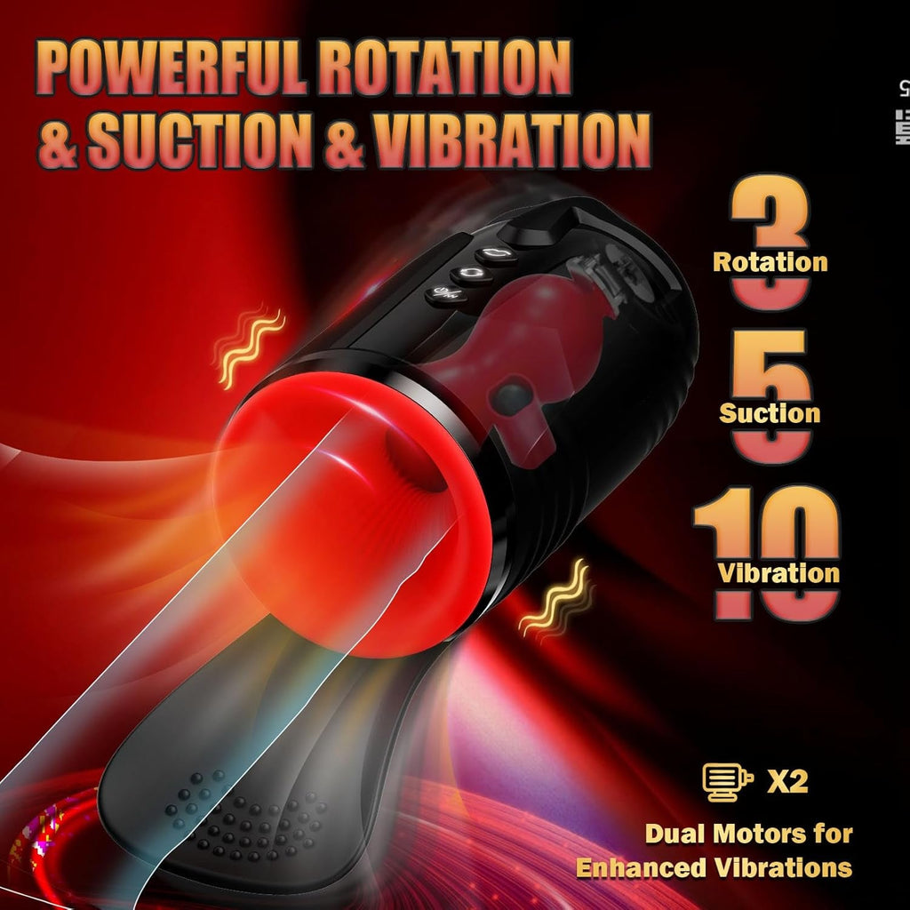 TitanFlow 4-in-1 Male Stroker 10 Modes Pump Trainer