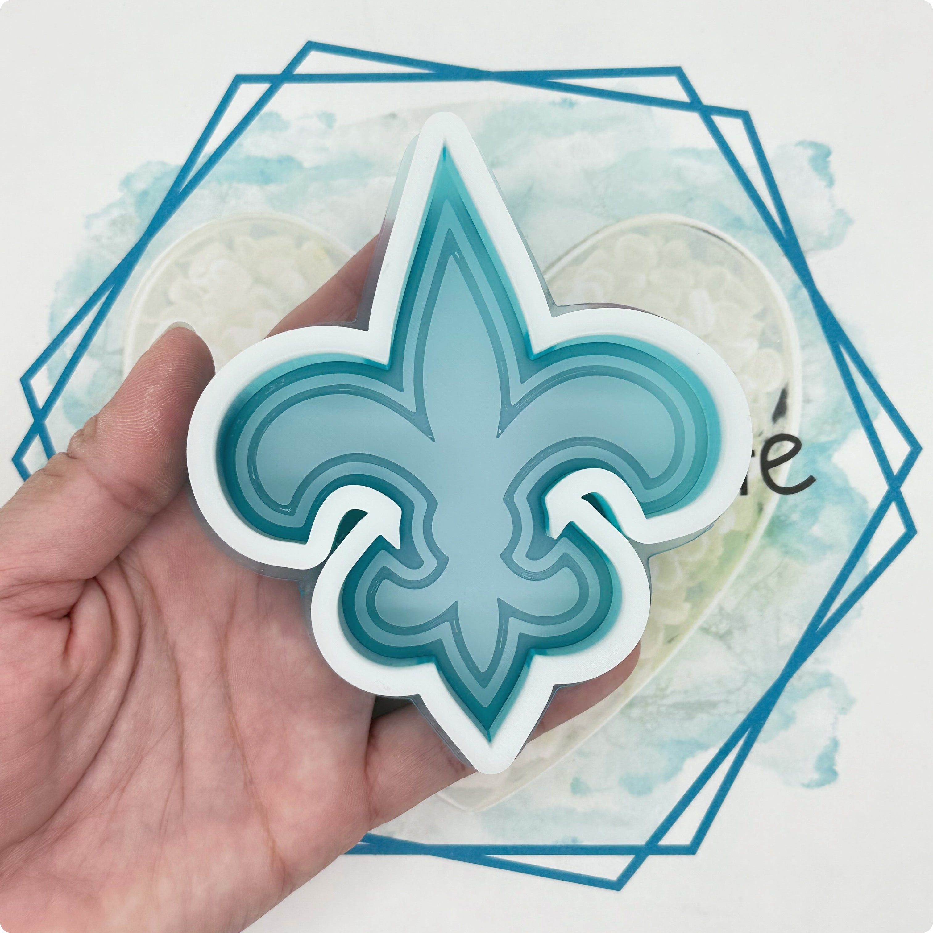 Fleur De Lis Freshie Mold