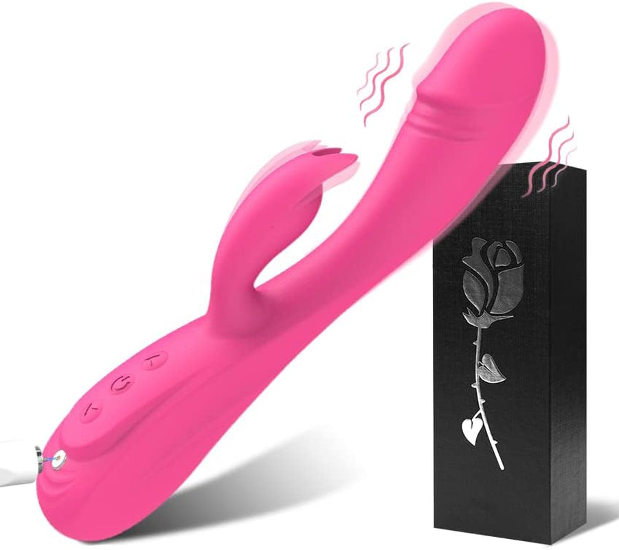 VeloraX Rabbit Vibrator 49 Modes Waterproof Silicone USB