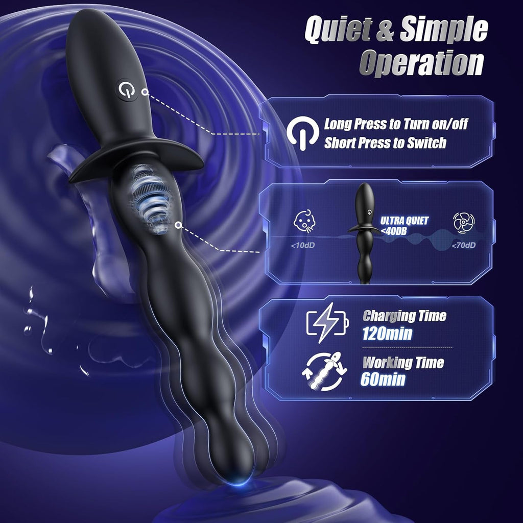 CoreWave App-Controlled Anal Beads Prostate Vibrator