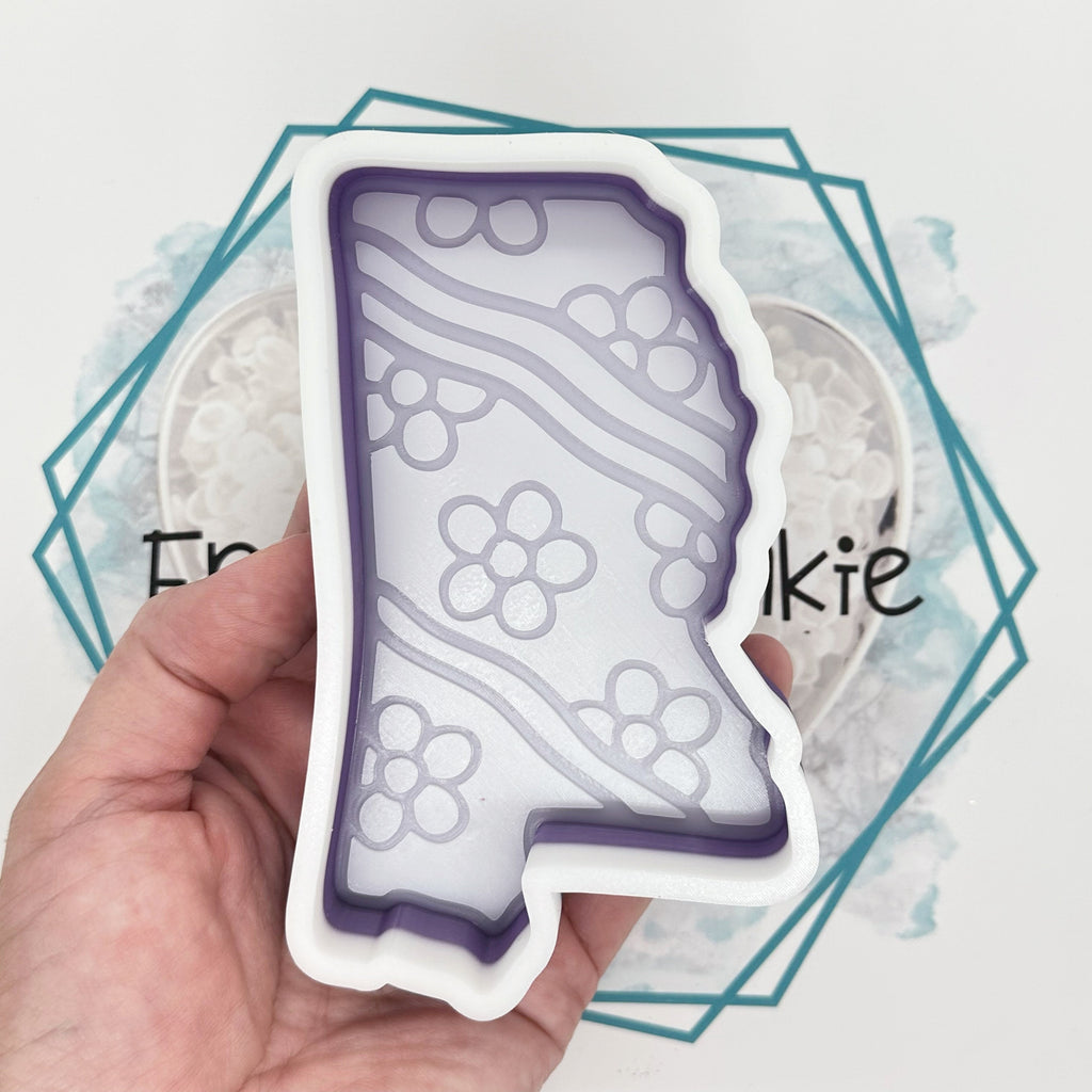 Groovy States Freshie Mold