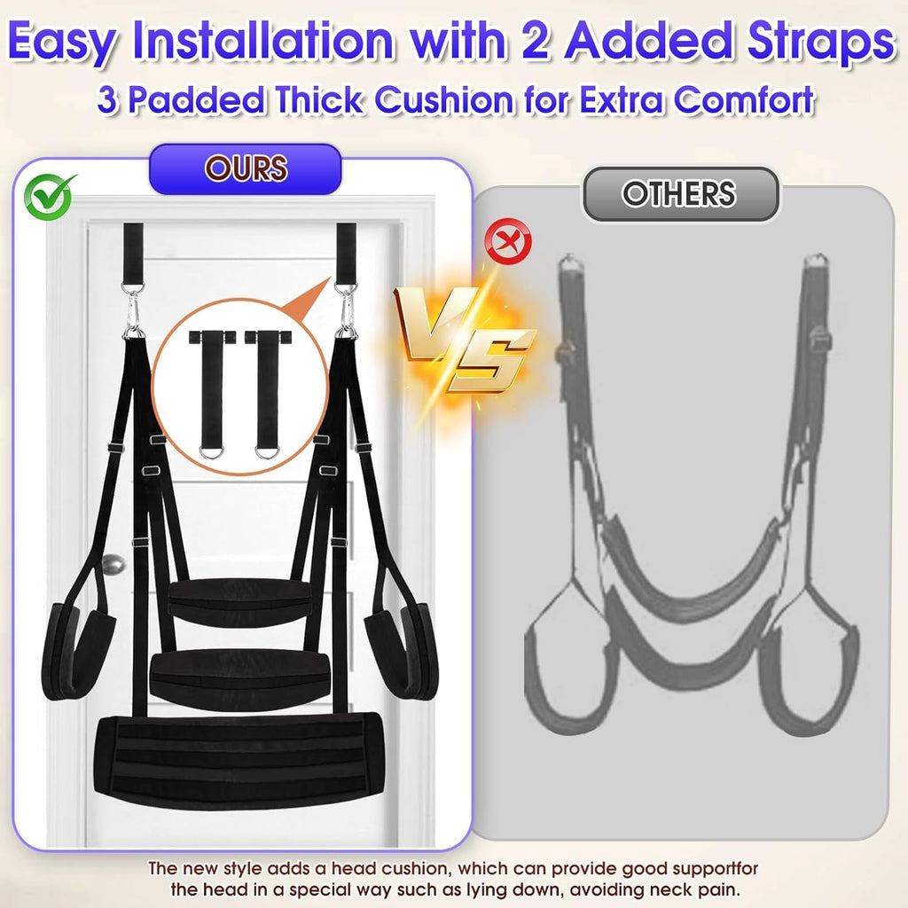 TitanLuxe Heavy Duty 800lb Sex Swing Adjustable