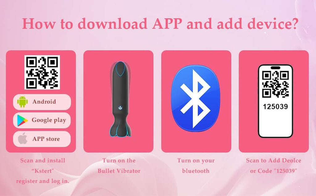 NoirSync App Control Bullet Vibrator 9 Modes Waterproof Quiet