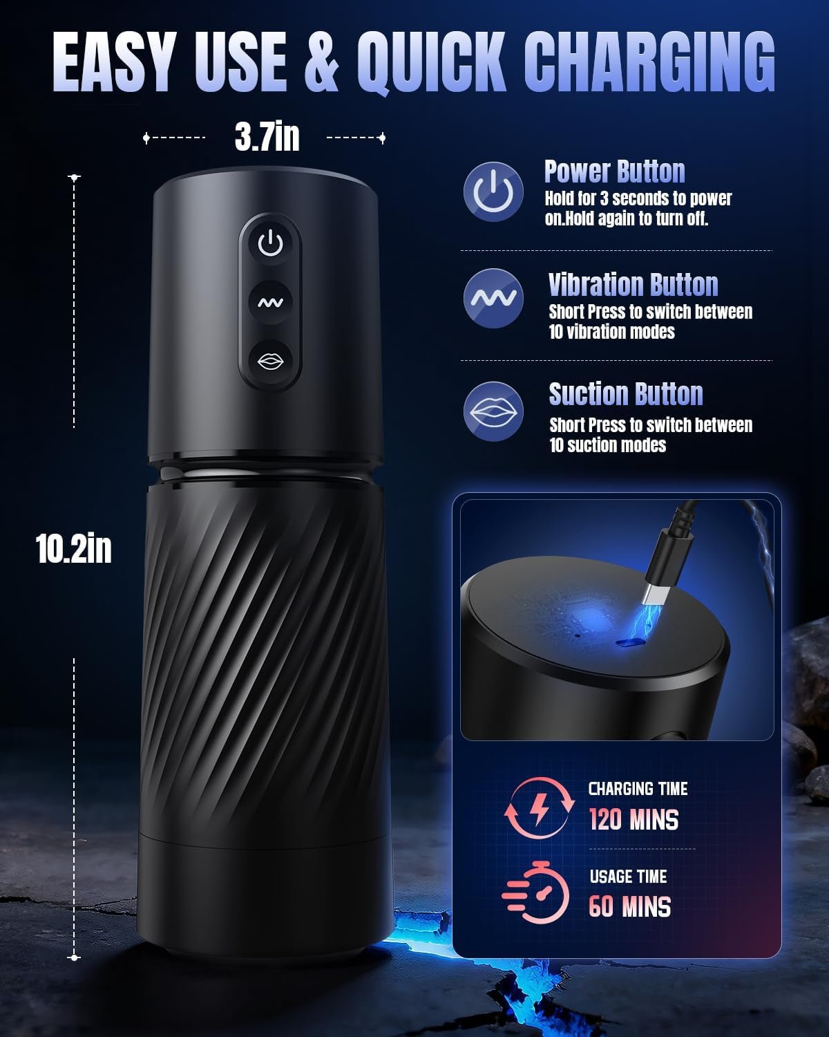 NeuroSync AI Sync Pocket Pussy 3 Sleeves Dual Motor Stroker
