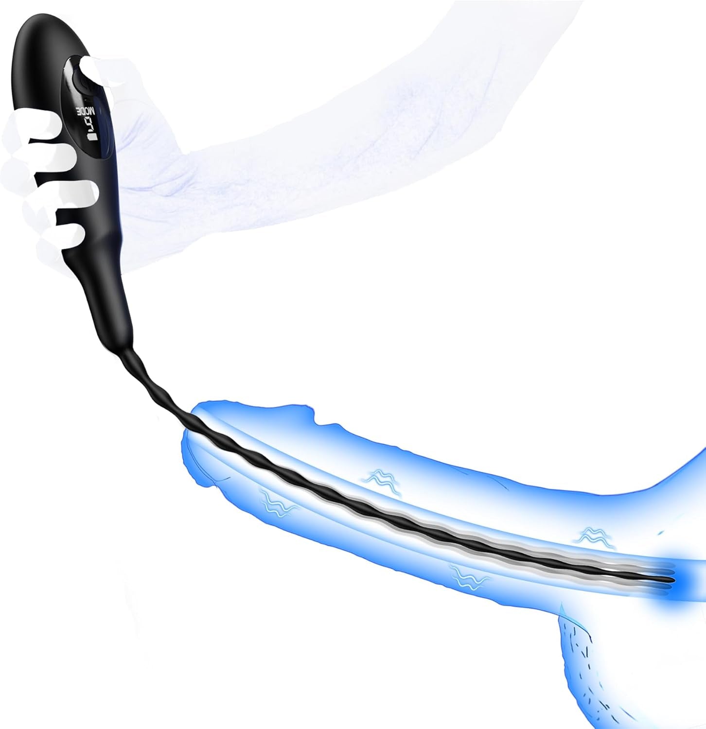 VantaPulse Vibrating Urethral Sound 9 Modes LED