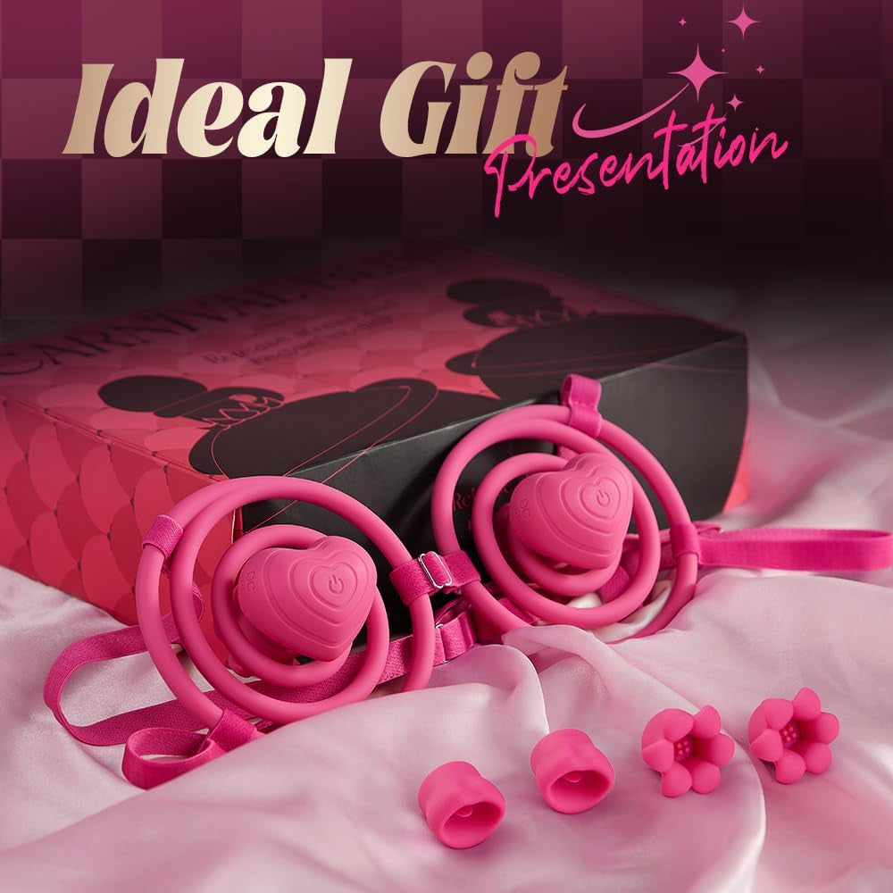 HaloWear 6-in-1 Wearable Nipple Vibrator Bra App Control