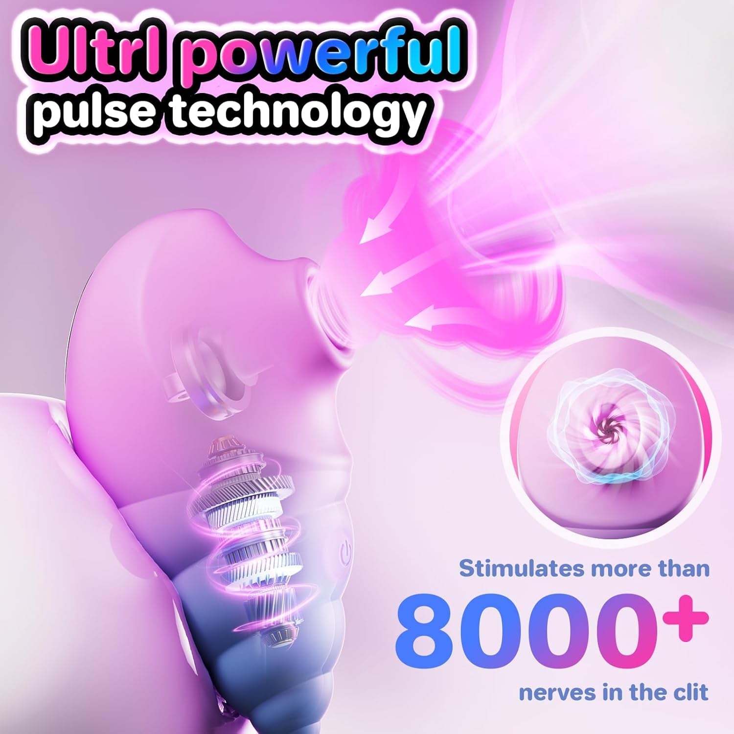 ConchaSync Clit Sucker 10 Modes App Control Quiet