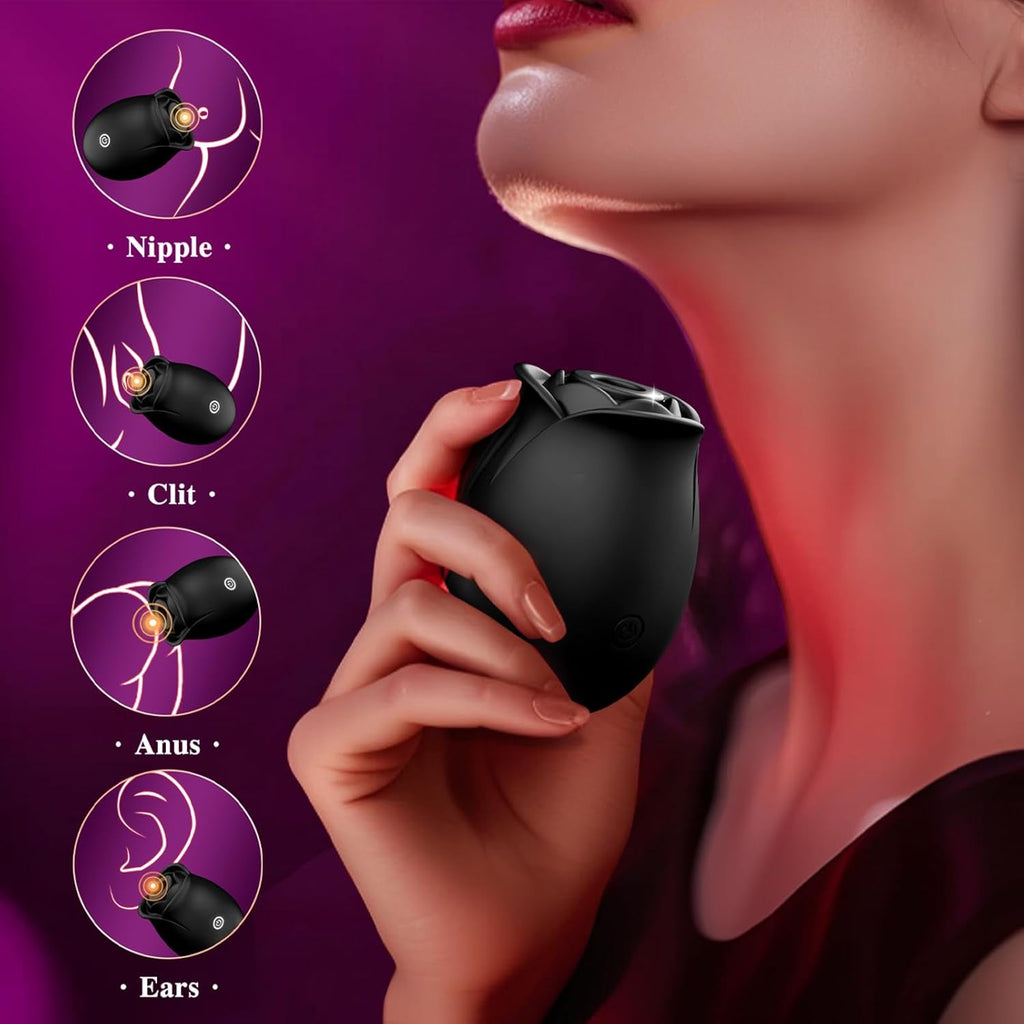NoirelleX Rose Clit Sucker App Control 9 Modes Waterproof