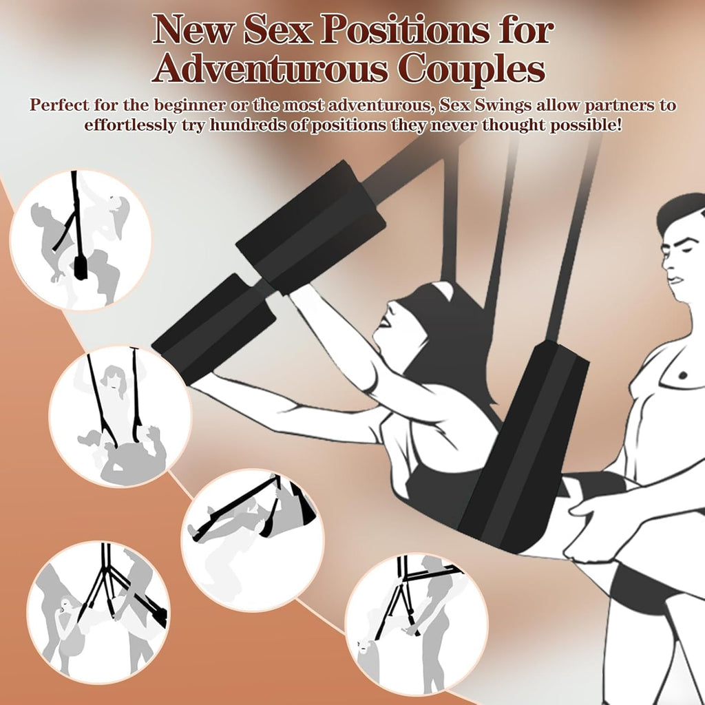 VelmoraX Ceiling & Door Sex Swing Adjustable