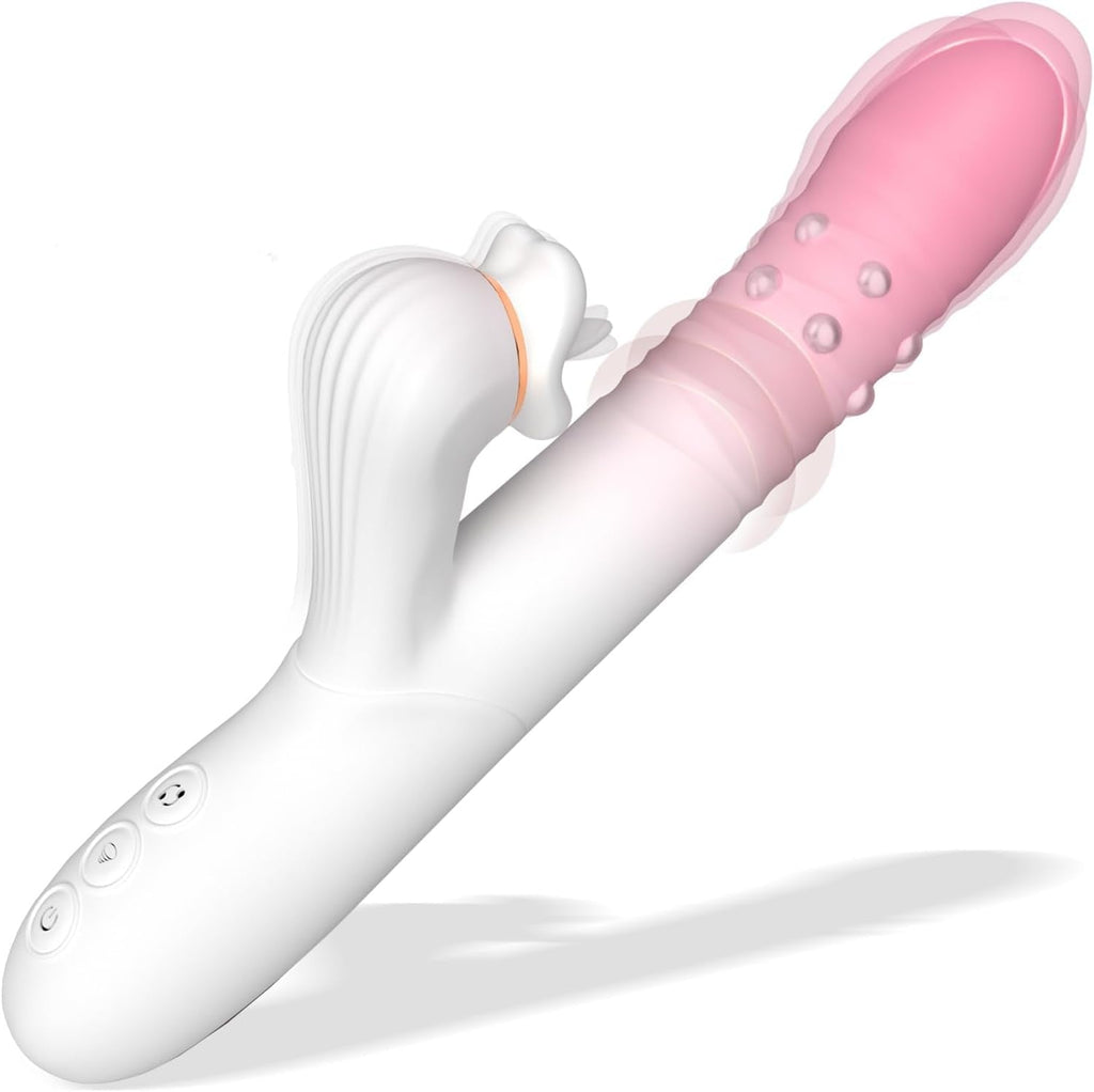 OrvexaBead Thrusting Licking Bead Vibrator 3-in-1 G-Spot Toy