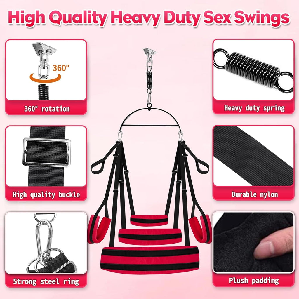 OrbitLift 360° Rotating Sex Swing 800lb