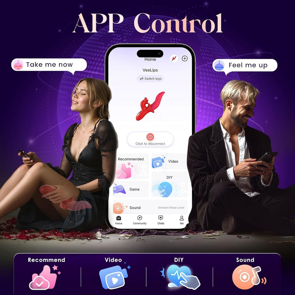 ElyraSwing Tongue Rabbit Vibrator 9 Modes G-Spot Toy