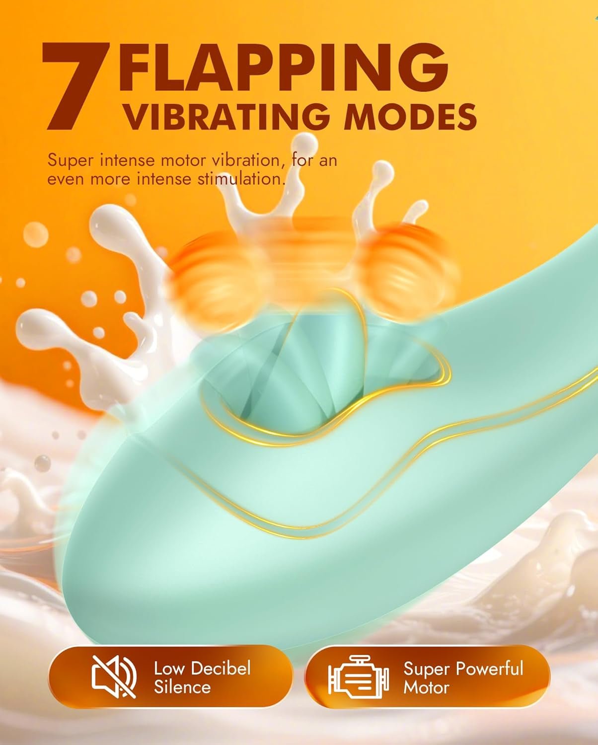 ElyraFlex Tongue Vibrator 4-in-1 G-Spot Clit Toy 7 Modes