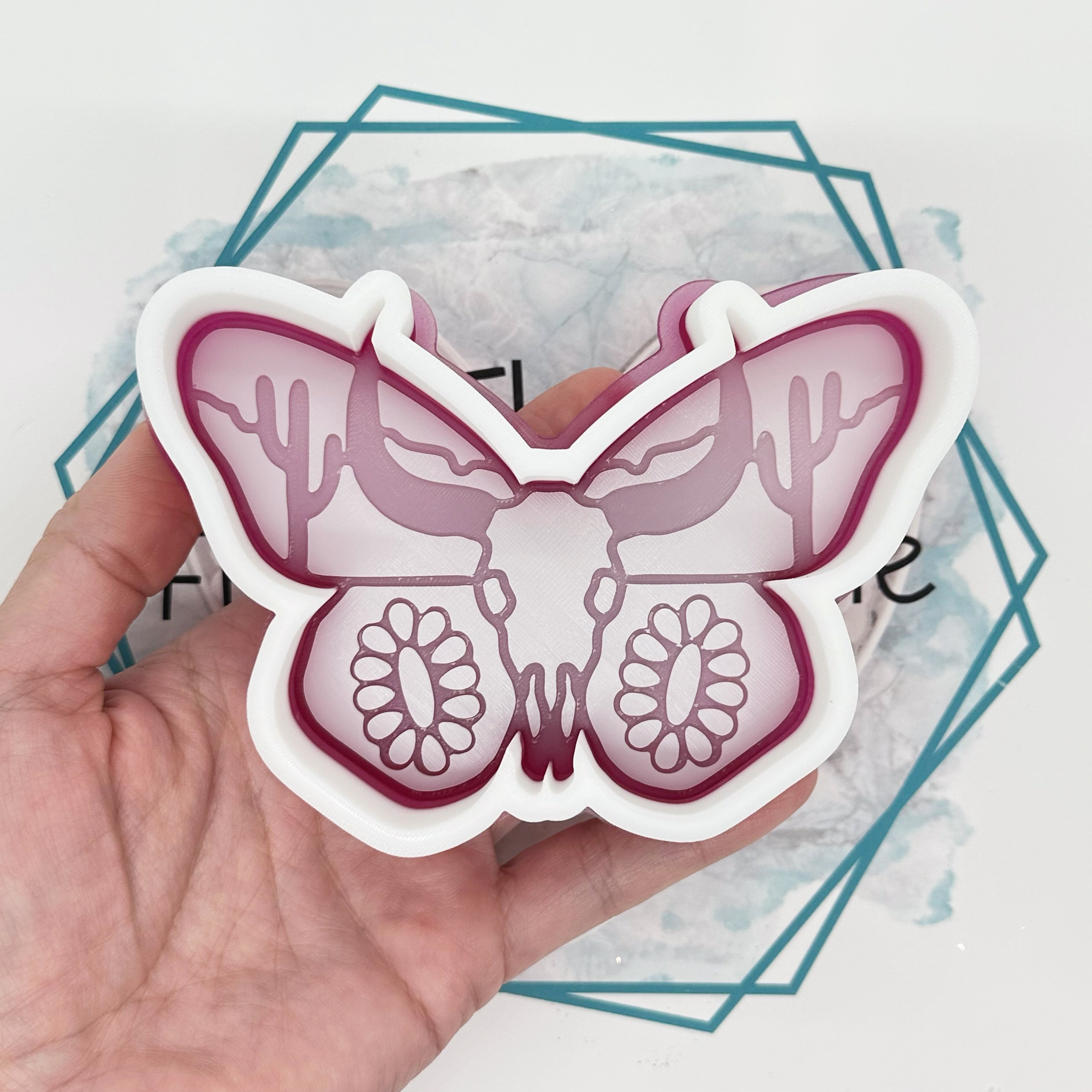 Desert Butterfly Freshie Mold