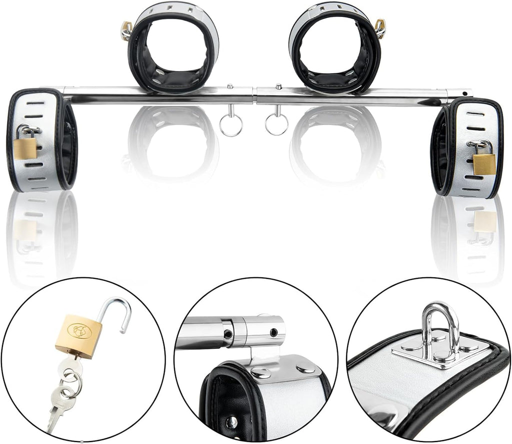 PivotLock Lockable Swivel Spreader Bar with Cuffs
