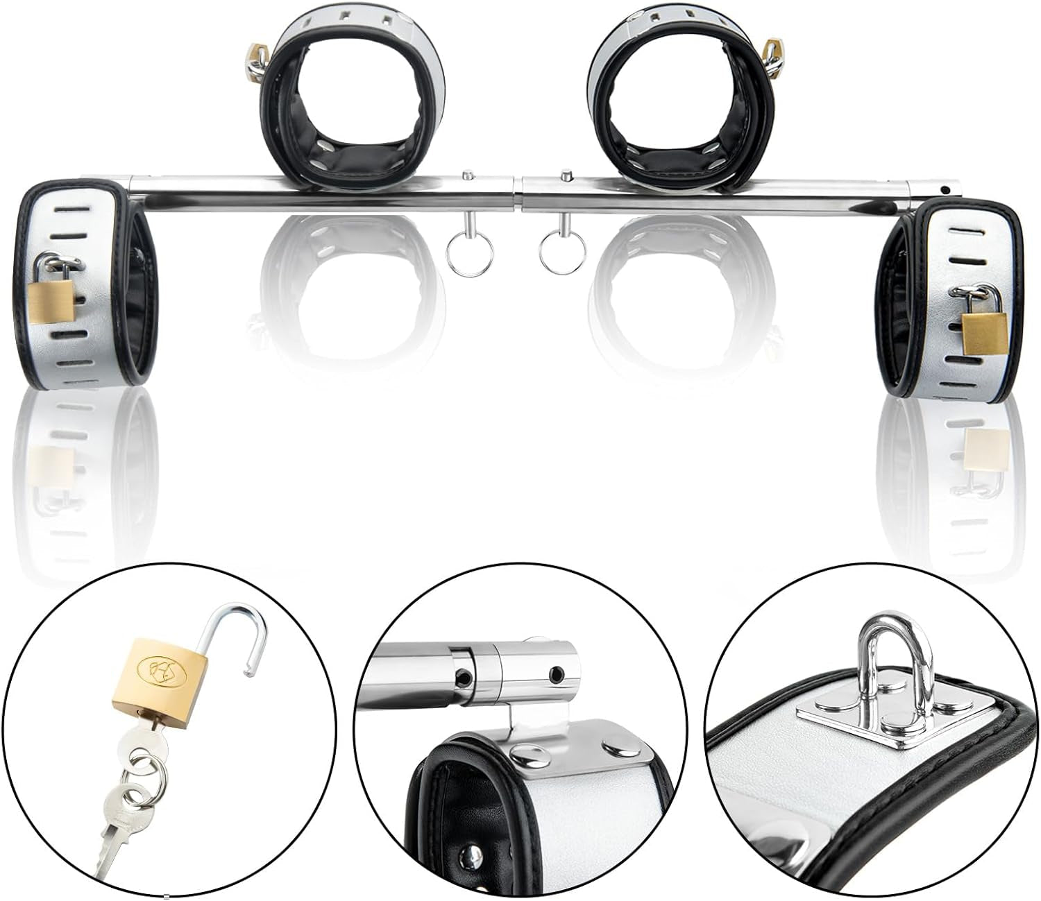 PivotLock Lockable Swivel Spreader Bar with Cuffs