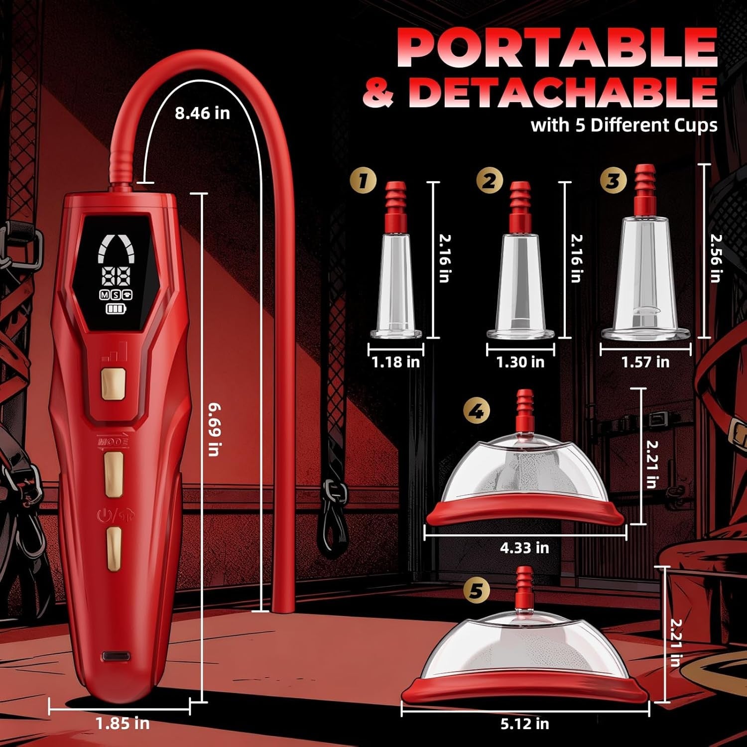 NoctyraX Electric Pussy Pump Digital 5 Cups
