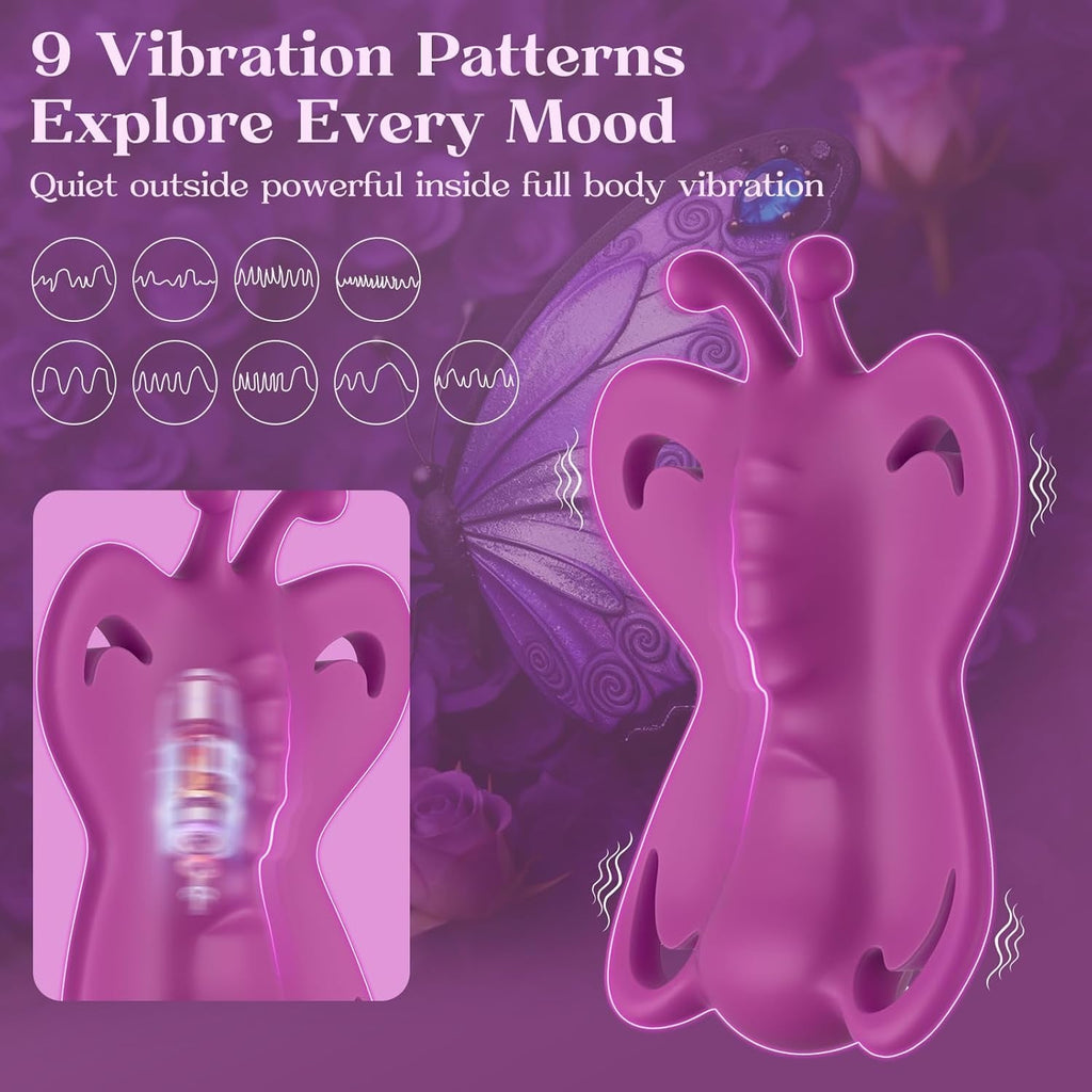TwinSync Couples Butterfly Vibrator With Cock Ring