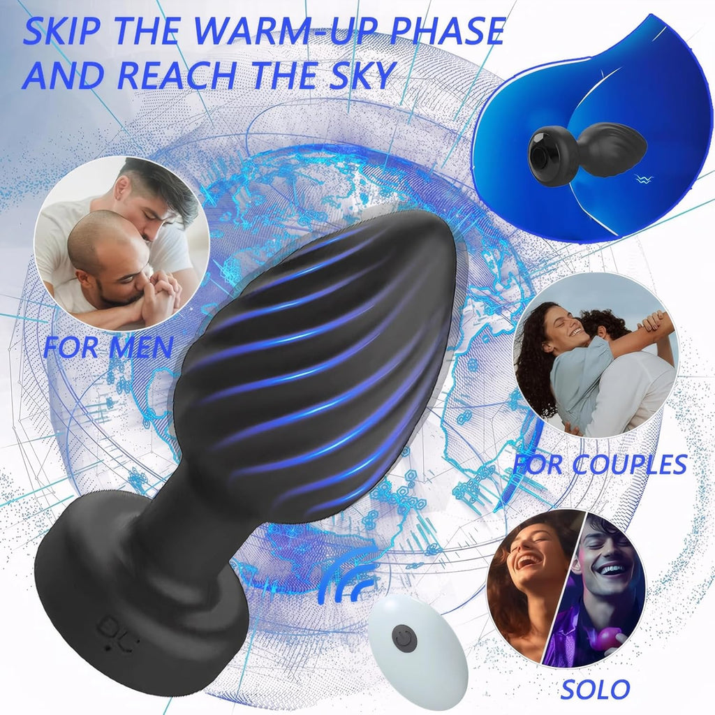 SirenSurge Remote-Controlled Vibrating Anal Plug