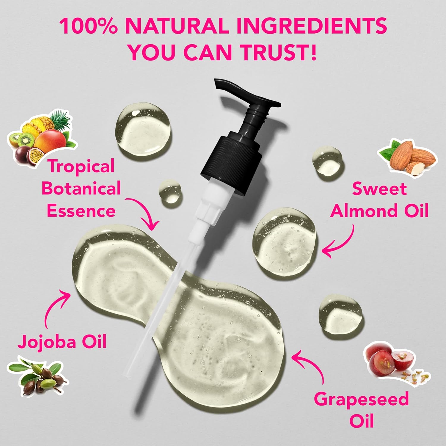 Natural Passion Massage Oil for Couples | Tropical Aromatherapy, All-Natural