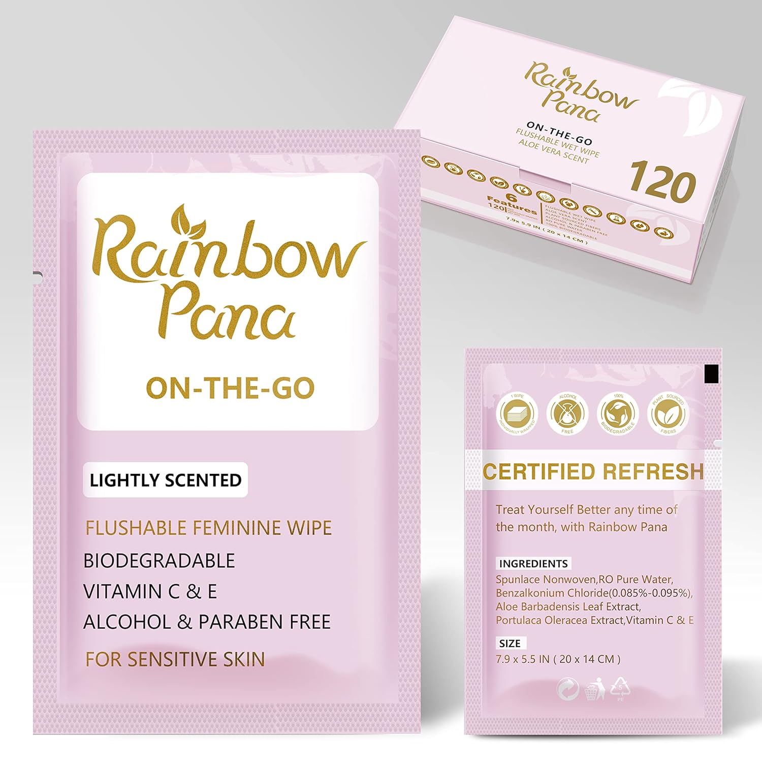 Morning After Ph Balanced Feminine Wipes (120Pcs)