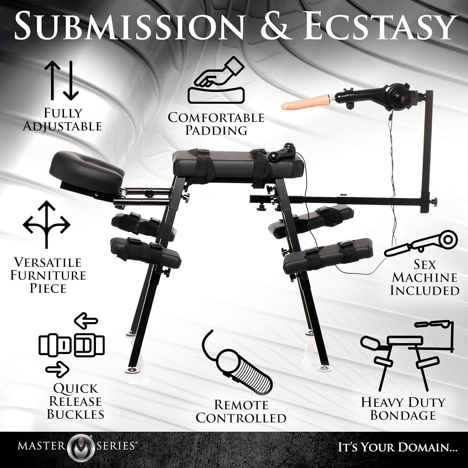 ForceLounge Obedience BDSM Sex Machine Bench